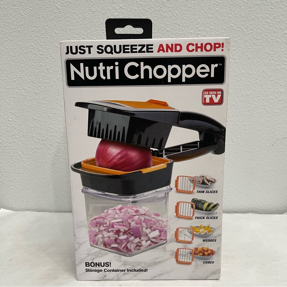 NUTRI CHOPPER As Seen On TV Just SQUEEZE CHOP